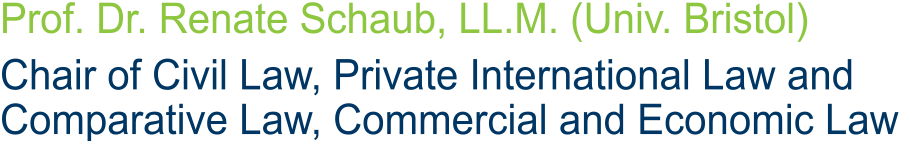 Logo LS for Civil Law, Private International Law and Comparative Law, Commercial and Economic Law